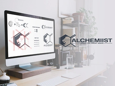 ALCHEMIIST® - Logo Design & Brand Presentation archemist branding design graphic design icon identity illustration logo mockup sport sports supplements vector