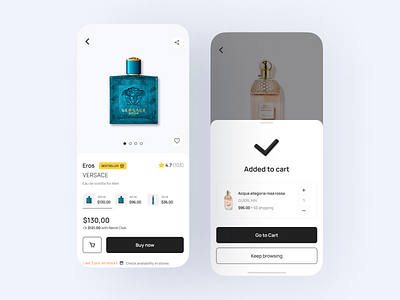 Neroli 🌺: various product cards app design e commerce mobile mobile app mobile shop ui ui design