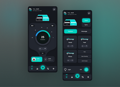 Easy Comfort - Home control app concept app design mockup