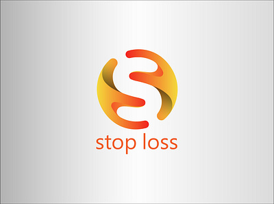 logo design stop loss brand development branding design graphic design logo logo 3d razieh mehrabani razmehrdesigner stop loss