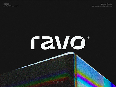 ravo - logo design a b c d e f g h i logo agency bitcoin cloud crypto design j k l m n o p q r s logo logo nft saas security server service software startup tech technology trading typeface typography