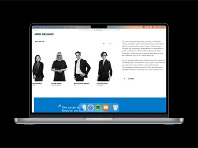 JAMES WILLIAMS® Construction new Behance Case app brand branding clean corporative design fashion illustration ios logo minimal mobile ui ux web website