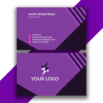 visiting card design 3d animation app branding business card design design graphic design illustration logo monir360 ui