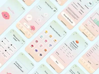 UX UI Prototype for an IOS app to prevent depression accessibility testing agile method design design thinking figma interface design ios app ui usability testing user friendly ux ux research wellness app