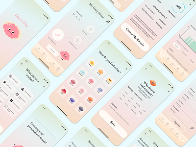 UX UI Prototype for an IOS app to prevent depression accessibility testing agile method design design thinking figma interface design ios app ui usability testing user friendly ux ux research wellness app