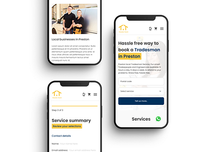 TradesTeam Services Listing Mobile Application Design adobe xd application design booking application design figma homepage interaction design landing page listing application mockup modern design service booking services services application services listing ui ui design ux design