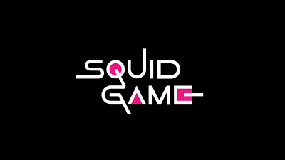 Squid Game Intro 2d 2d animation after effects animated logo animation branding design graphic design illustration logo logo animation logo intro logo reveal motion motion branding motion design motion graphics squid game ui visuals