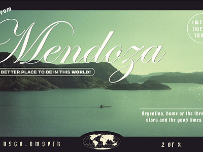 MENDOZA buckuback design graphic design illustration illustrator photography photoshop typography