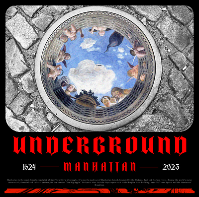 UNDERGROUND art buckuback design graphic design illustration illustrator photoshop typography