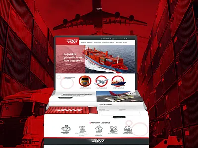 Run Logistics Web Design ui uidesign ux