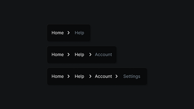 Breadcrumbs breadcrumbs dailyui menu navigation ui uidesign