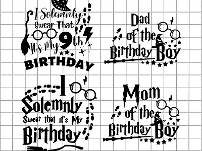 Harry Potter Birthday SVG harry potter birthday svg svgbees