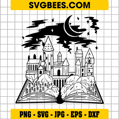 Harry Potter Books SVG harry potter books svg svgbees