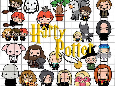 Harry Potter Clipart Svg designs, themes, templates and downloadable ...