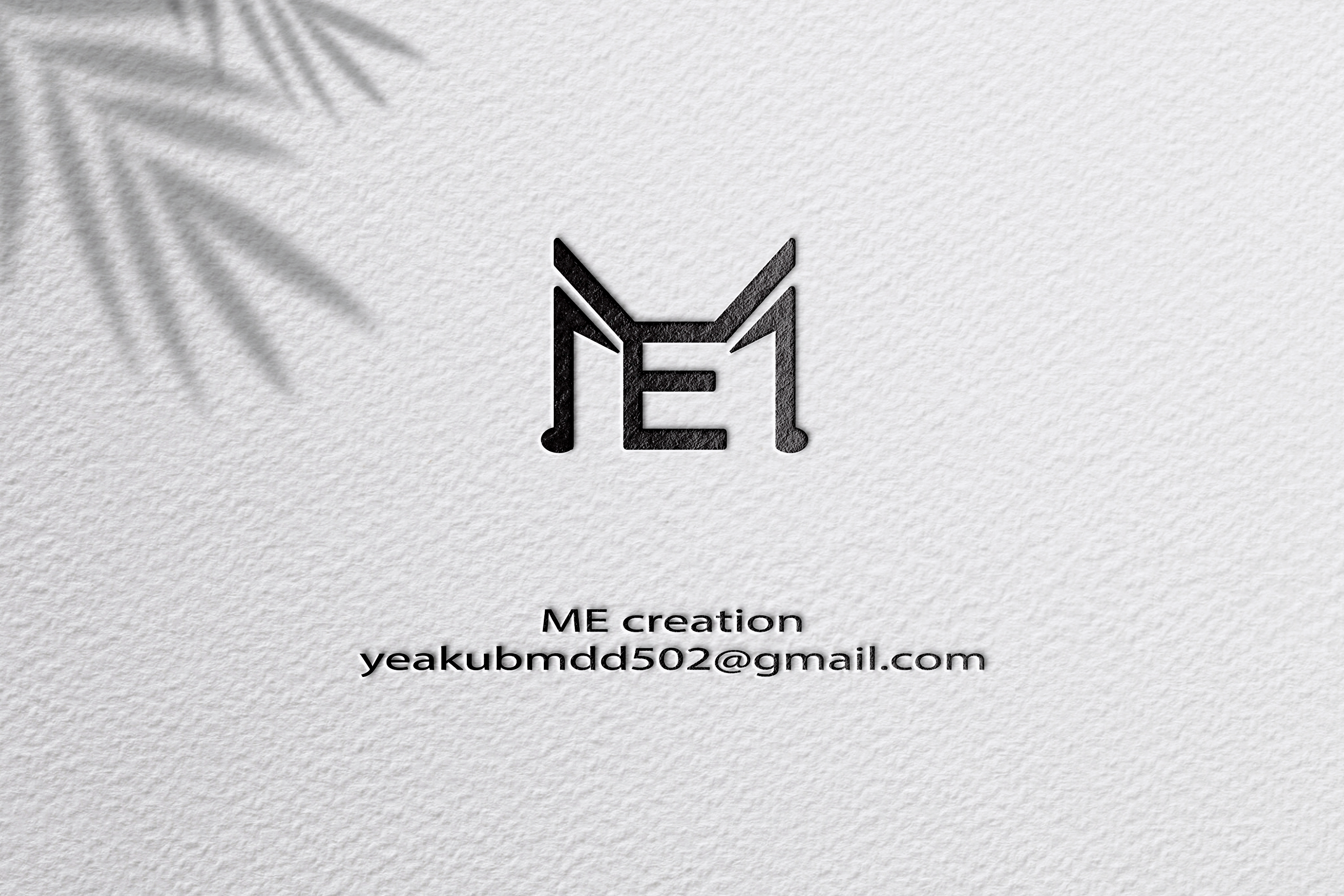 Premium Vector | Me monogram logo design letter text name symbol monochrome  logotype alphabet character simple logo