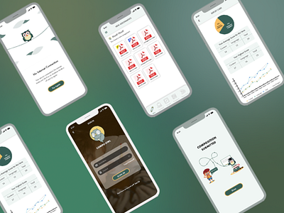 Compo Owl - Composition Practicing App app store apple store mobile app play store ui ui ux ui design uidesign uiux ux design visual design