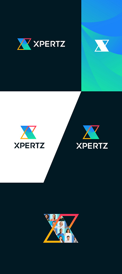 Xpertz Logo app logo branding design illustration logo logo design minimalist logo typography ui vector x logo xpertz logo