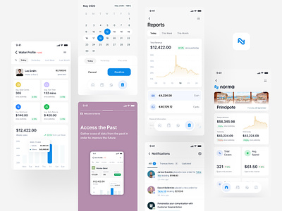 Norma POS platform app ui clean colour component ui data delivery app design system interface layout logo minimal pos platform product design real time data resturent resturent app service trending ui ux visual