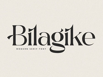 Bilagike Modern Serif Font branding display display font font fonts graphic design illustration lettering logo serif tupe design typeface typography