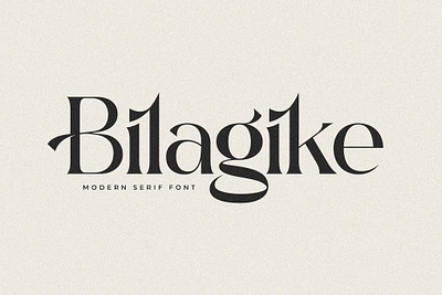 Bilagike Modern Serif Font branding display display font font fonts graphic design illustration lettering logo serif tupe design typeface typography