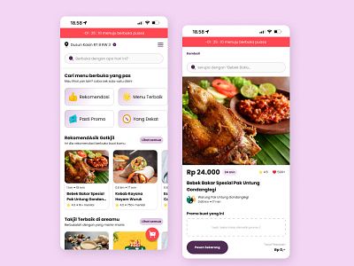 Gotkjil - Ifthar Delivery app delivery food delivery ios ramadhan ui uidesign ux uxdesign