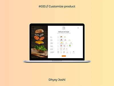 Day 033 - Customize product 033 branding challenges community customize product dailyui design figma illustration logo mobile ui ux website