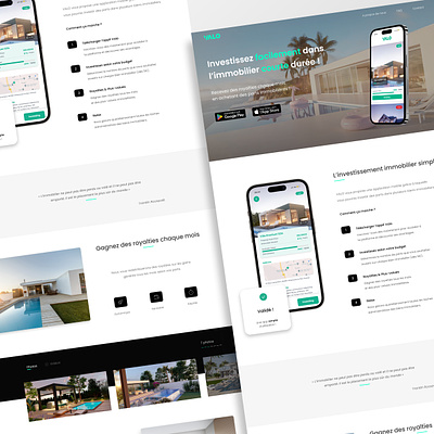 The perfect way to invest in short term real estate! real estate rental ui ux webdesign