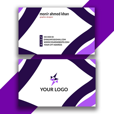 modern business card design templates 3d animation app branding business card design design graphic design illustration logo monir360 ui