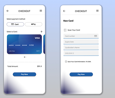 Credit Card Checkout - credit card credit card checkout dailyui design ui