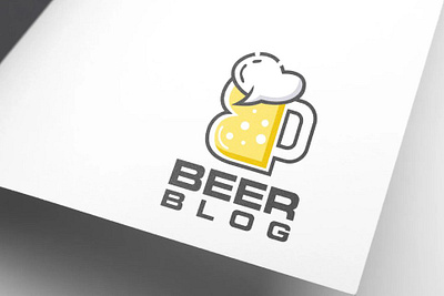 Creative Social Drinks Blog Logo Design drinks food food review vlog