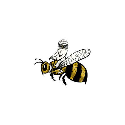 Beekeaper -Bee animal bee beekeaper insect logo logobrand nature organic wings