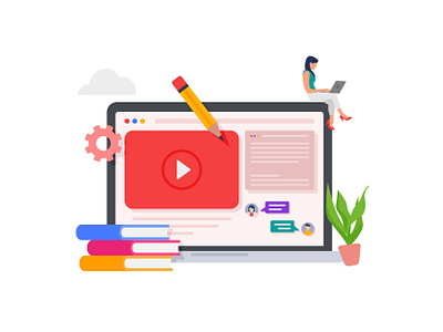 Online education learning website and application. Open pages 👇 video