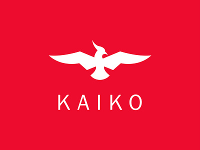 Kaiko flying bird logo design animal app apps logo bird logo branding design flying bird gradient logo illustration logo logo design logofolio logomaker nature ui vector wing