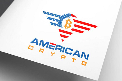 American Bitcoin Cryptocurrency Logo crypto currency exchange