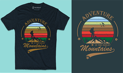 Adventure T shirt Design branding design graphic design icon illustration logo menu t shirt t shirt desihn vector