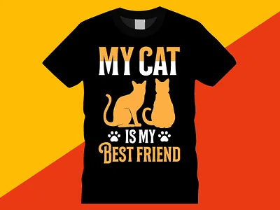 Cat T-Shirt Design My Cat Is My Best Friends animal t shirt design cat cat print t shirt cat t shirt cat t shirt girl design cat tshirt funny cat t shirt t shirt t shirt cat roblox t shirts for cat lovers vector