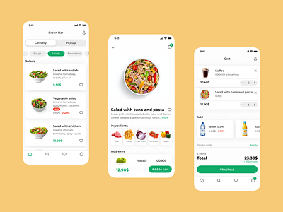 Food Delivery App app cart catalog delivery design food marketplace mobile order ui uxui доставка еда заказ мобильное приложение покупки