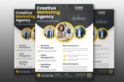 Business Flyer Design Template branding business flyer design flyer flyer design flyer template graphic design marketing flyer