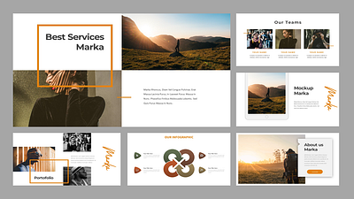 Marka Presentation branding design powerpoint presentation slides