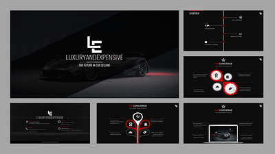 Luxury and Expensive Car Presentation branding design powerpoint presentation slides