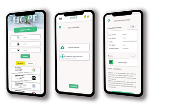 HOPE APP 3d app branding design ui ux