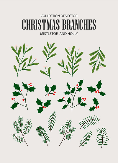 Hand Drawn Branches Collection