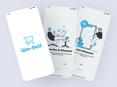 We-Sell E-Commerse App Ui application development branding design ecommerce front end graphic design interface design ui user interface ux website