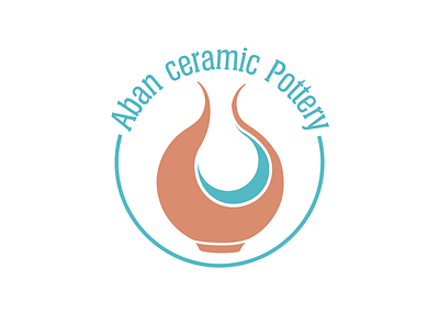 Aban Pottery Logo 2d adobe illustrator brand brand identity branding branding design graphic design logo logo design logo designer pottery