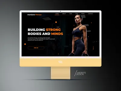 Gym Website ui ux