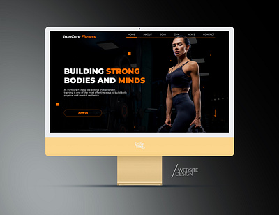 Gym Website ui ux