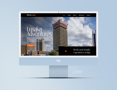 Lusaka City Website branding ui web designer websitedesigner