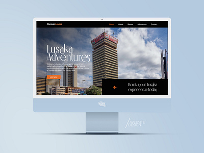 Lusaka City Website branding ui web designer websitedesigner
