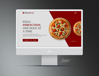 Pizza Website ui ux web designer websitedesigner