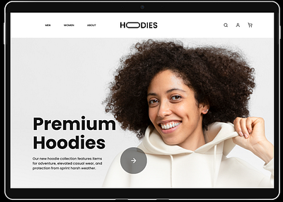 Hoodies Website Interaction animation design fashion figma interaction ui ui design website